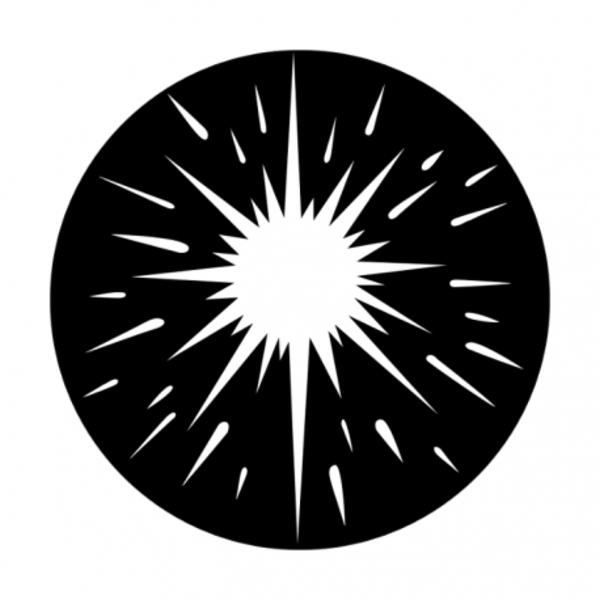 Apollo PrintScenic Glass Gobo ME2234 Spotlight Star (Apollo PGME2234)